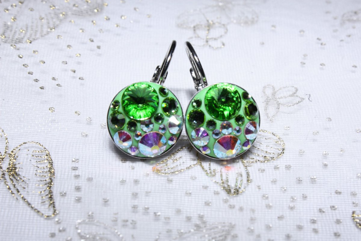 Malé zelené náušnice