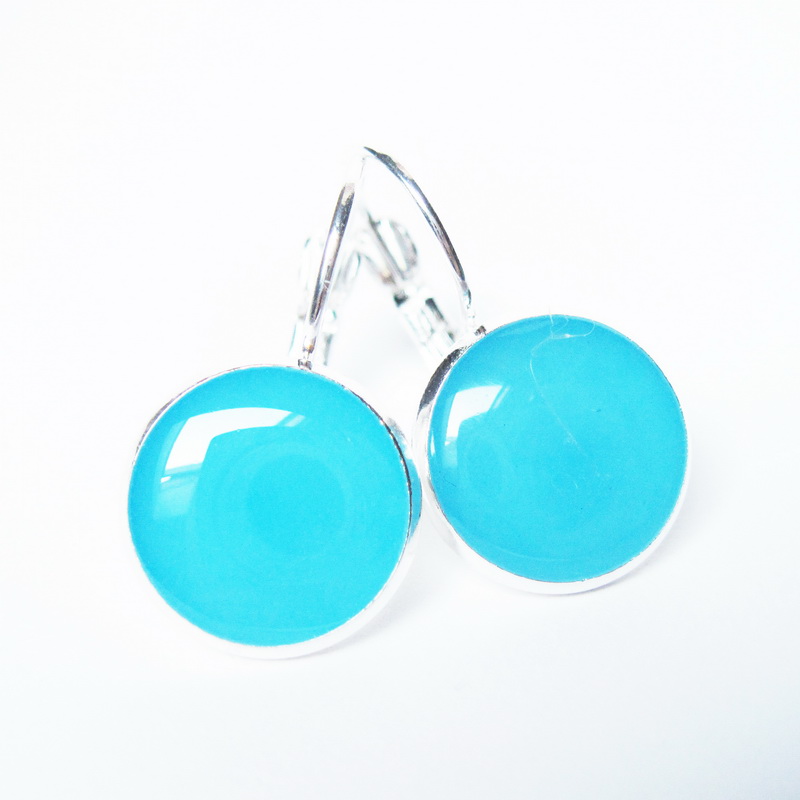 Náušnice svítící modré