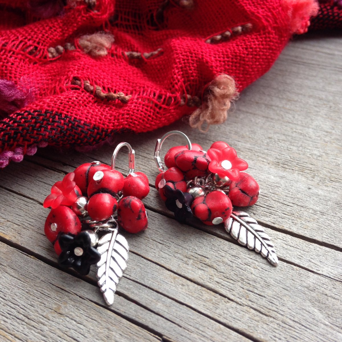 Ďáblovo kvítí - náušnice