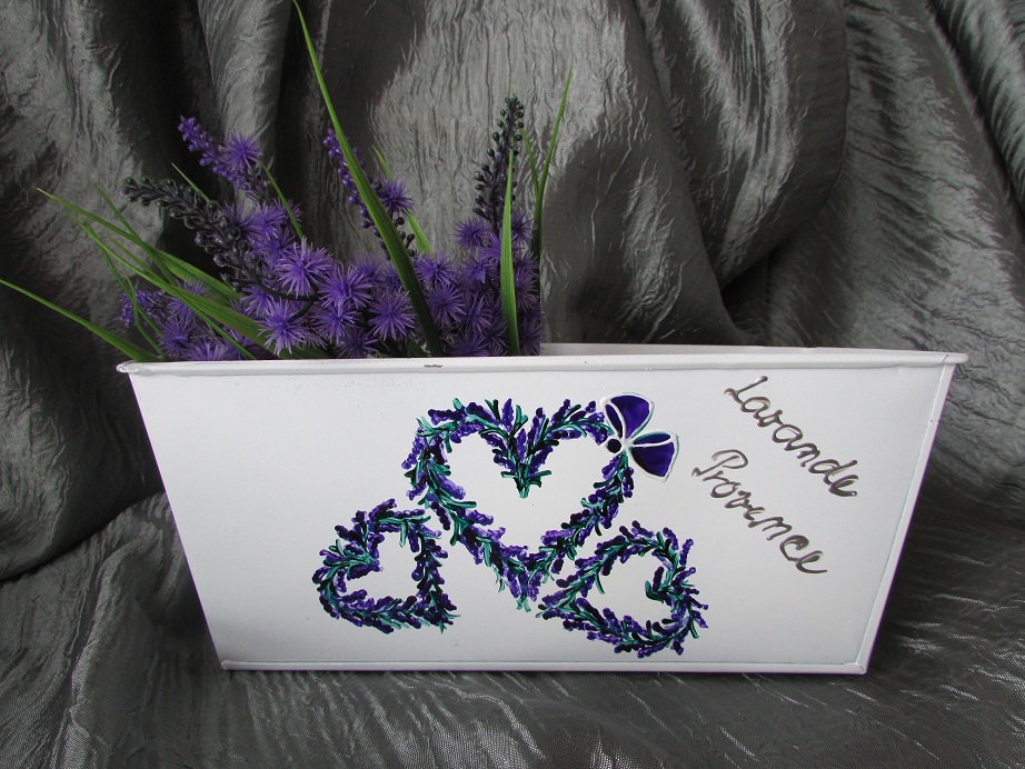 obal na květiny s provence dekorem