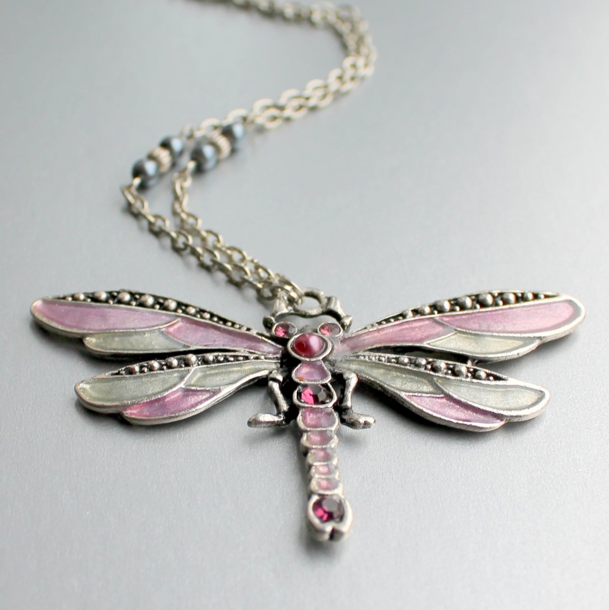 Luxusní vážka - náhrdelník