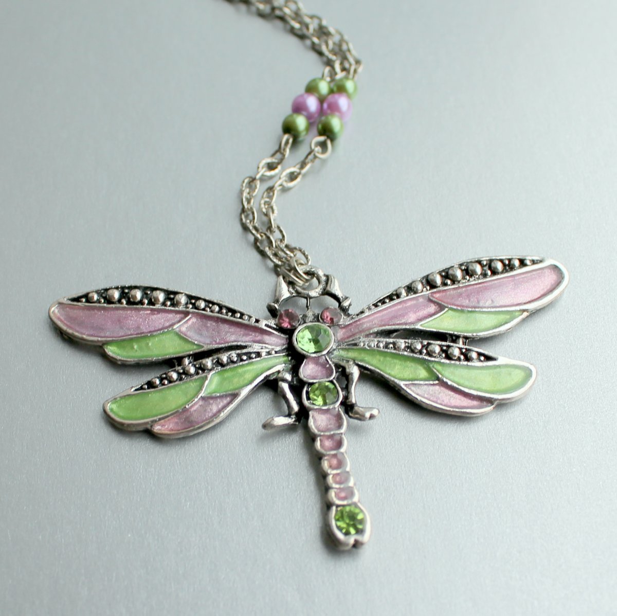 Luxusní vážka - náhrdelník