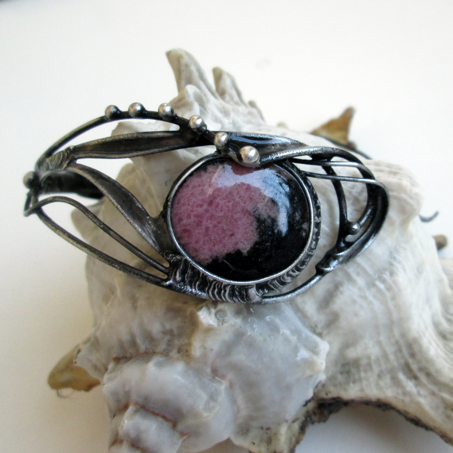 Náramek s rhodochrositem