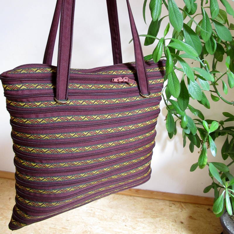 Po cestě nakoupím.... s podšívkou a kapsou.