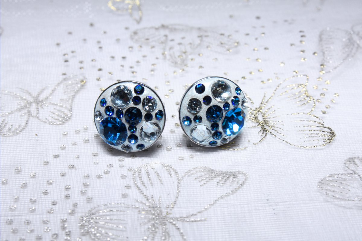 Náušnice modrý panáček :)