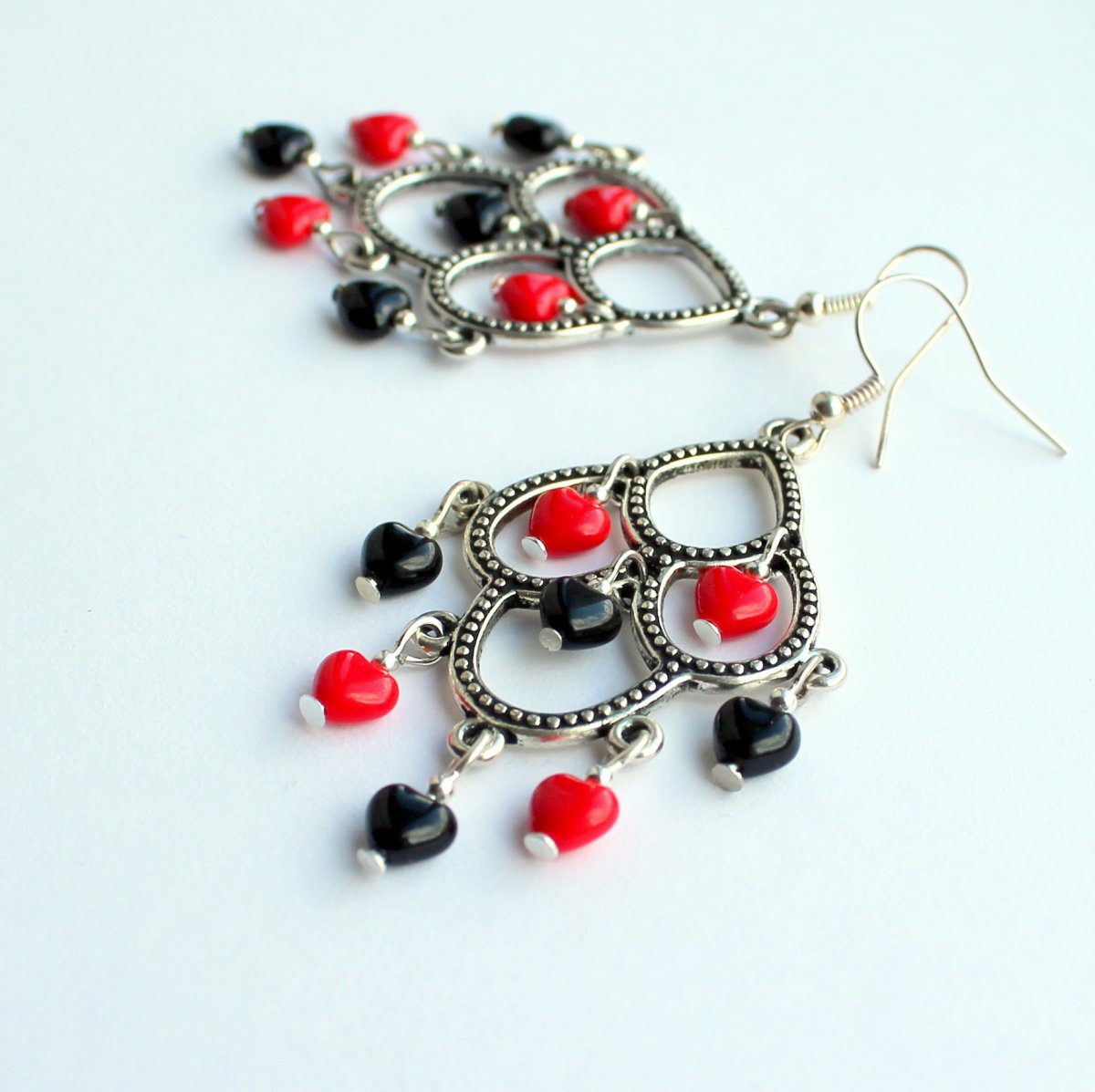 Srdíčkování - náušnice