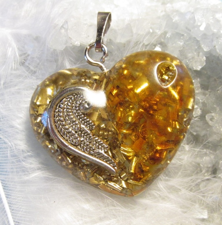 Orgonit - Andělská láska s jantarem