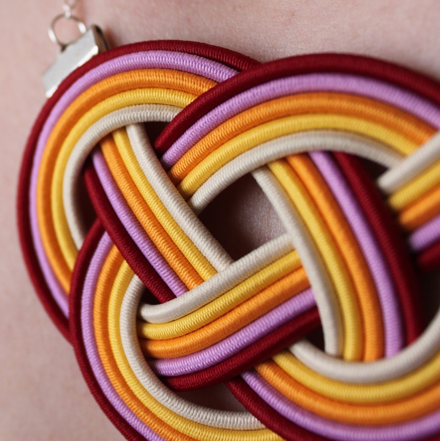 NÁHRDELNÍK: Uzlíkové kouzlení 18