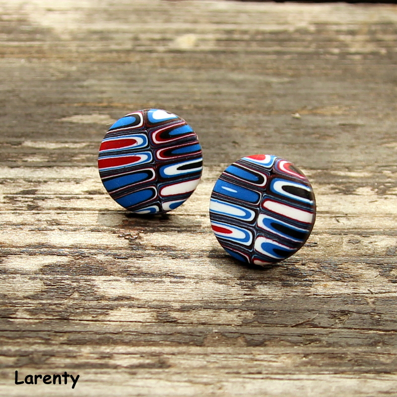 Modro-červené pecičky