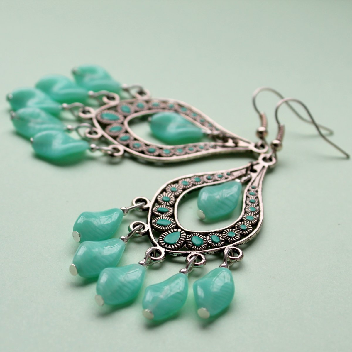 Vodopád - náušnice