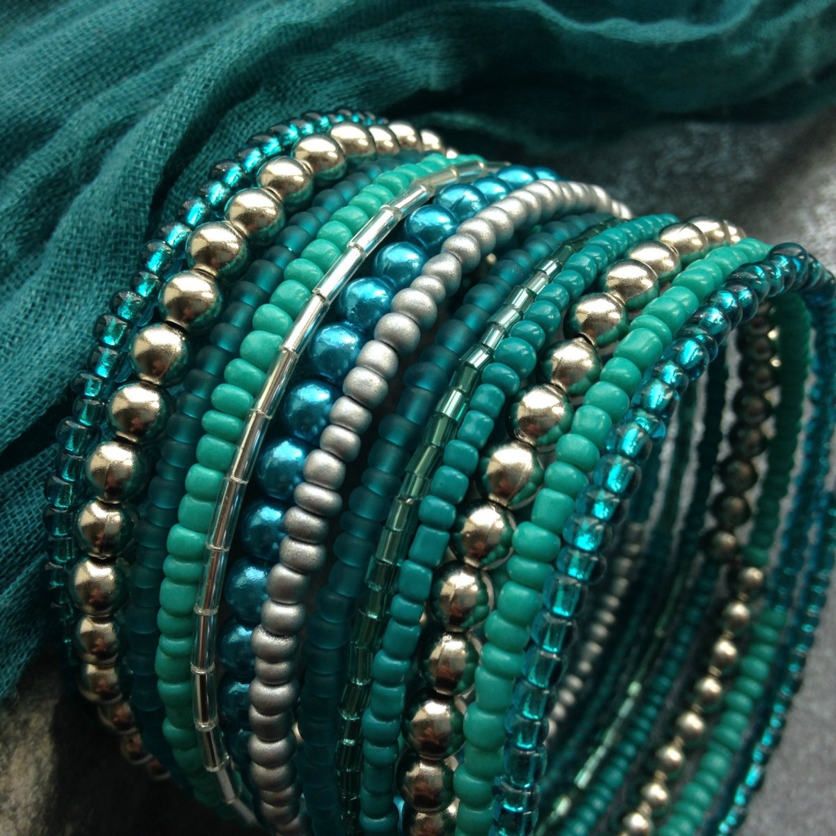 Tyrkys ve stříbře