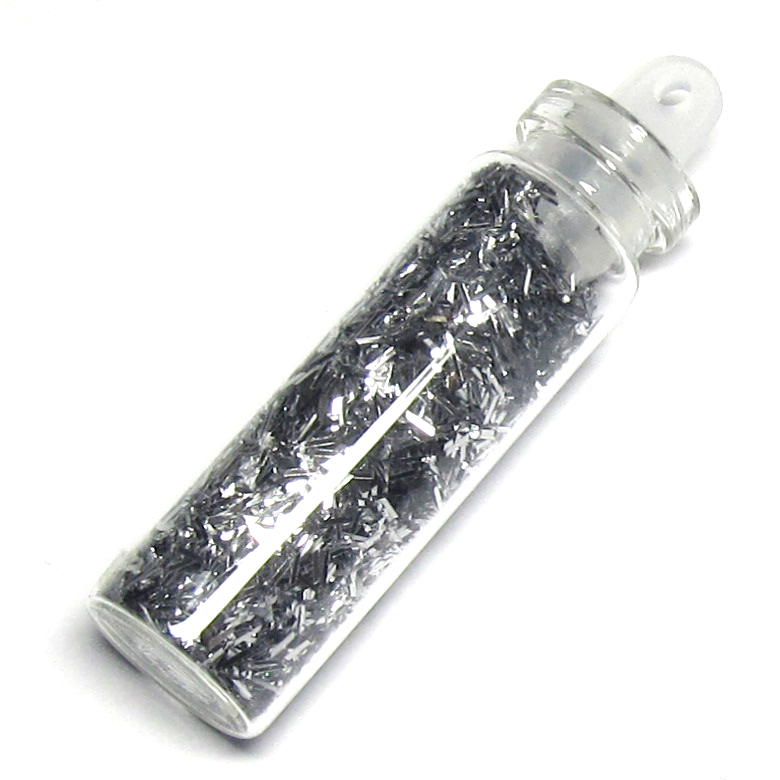 Glitry nitky - stříbrné