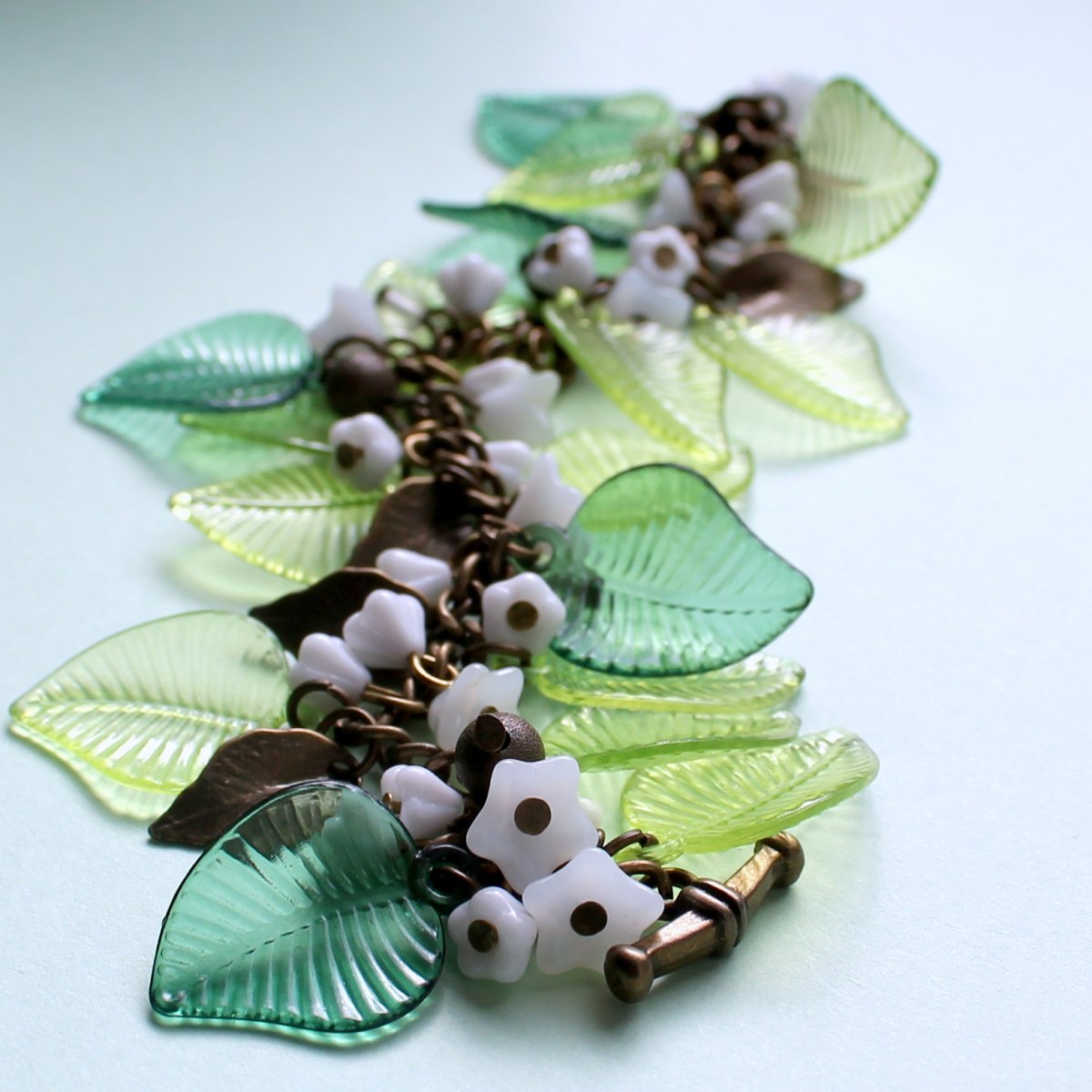 Konvalinky - náramek 