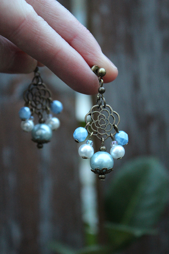 Náušnice- "Kousek nebe"