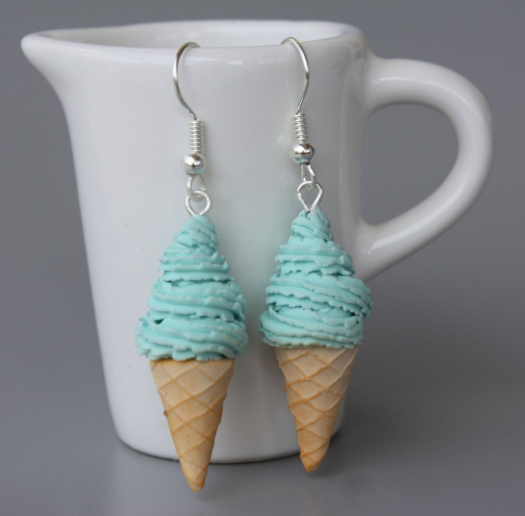 točená zmrzlina ..mentolová