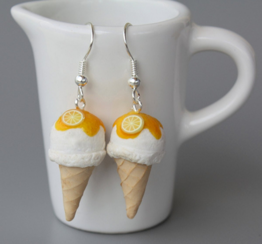 kopečková  zmrzlina  .. menší ..citronová