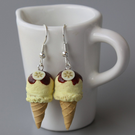 kopečková  zmrzlina  .. menší ..banánová