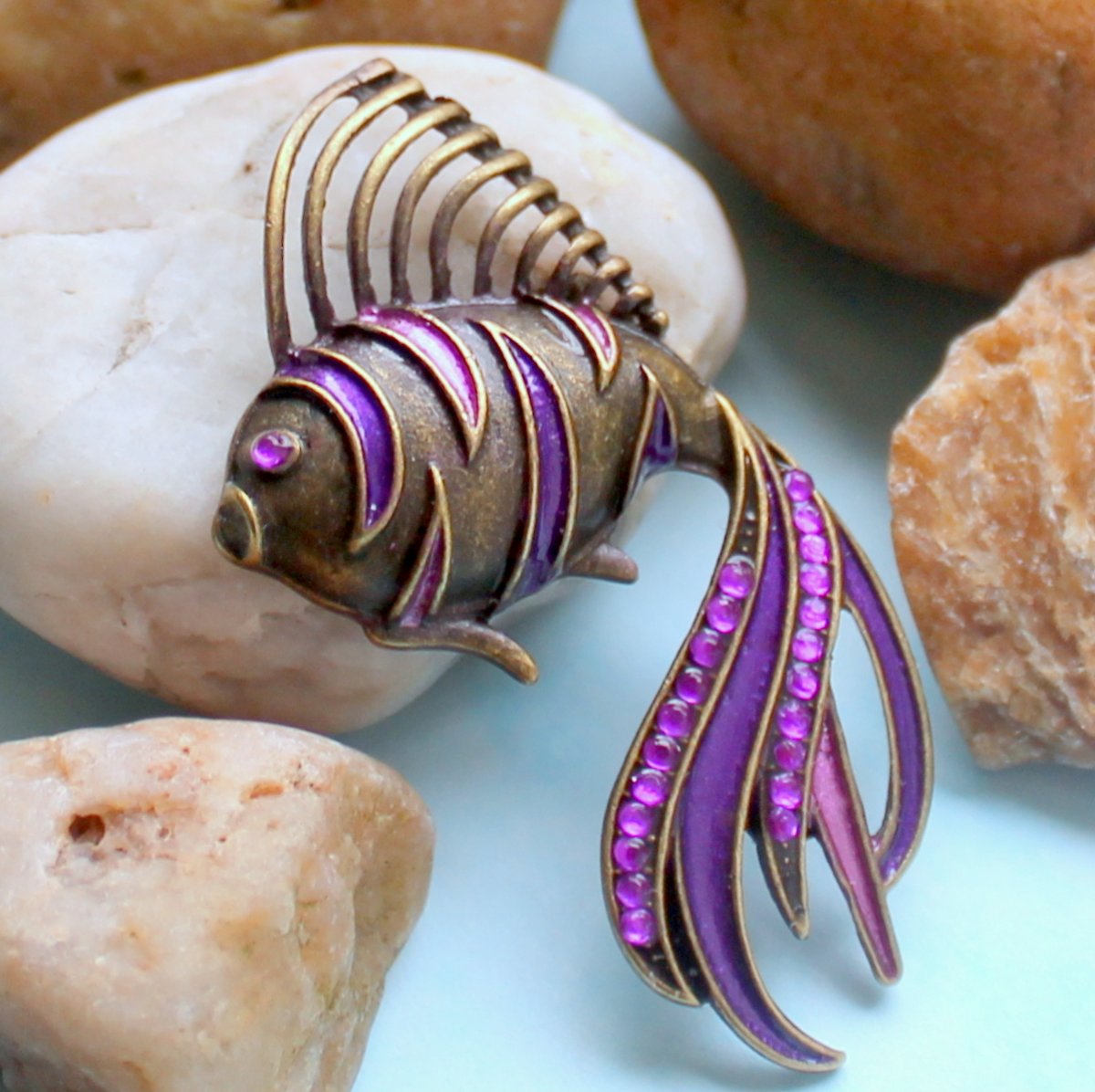 Mořská kráska - brož