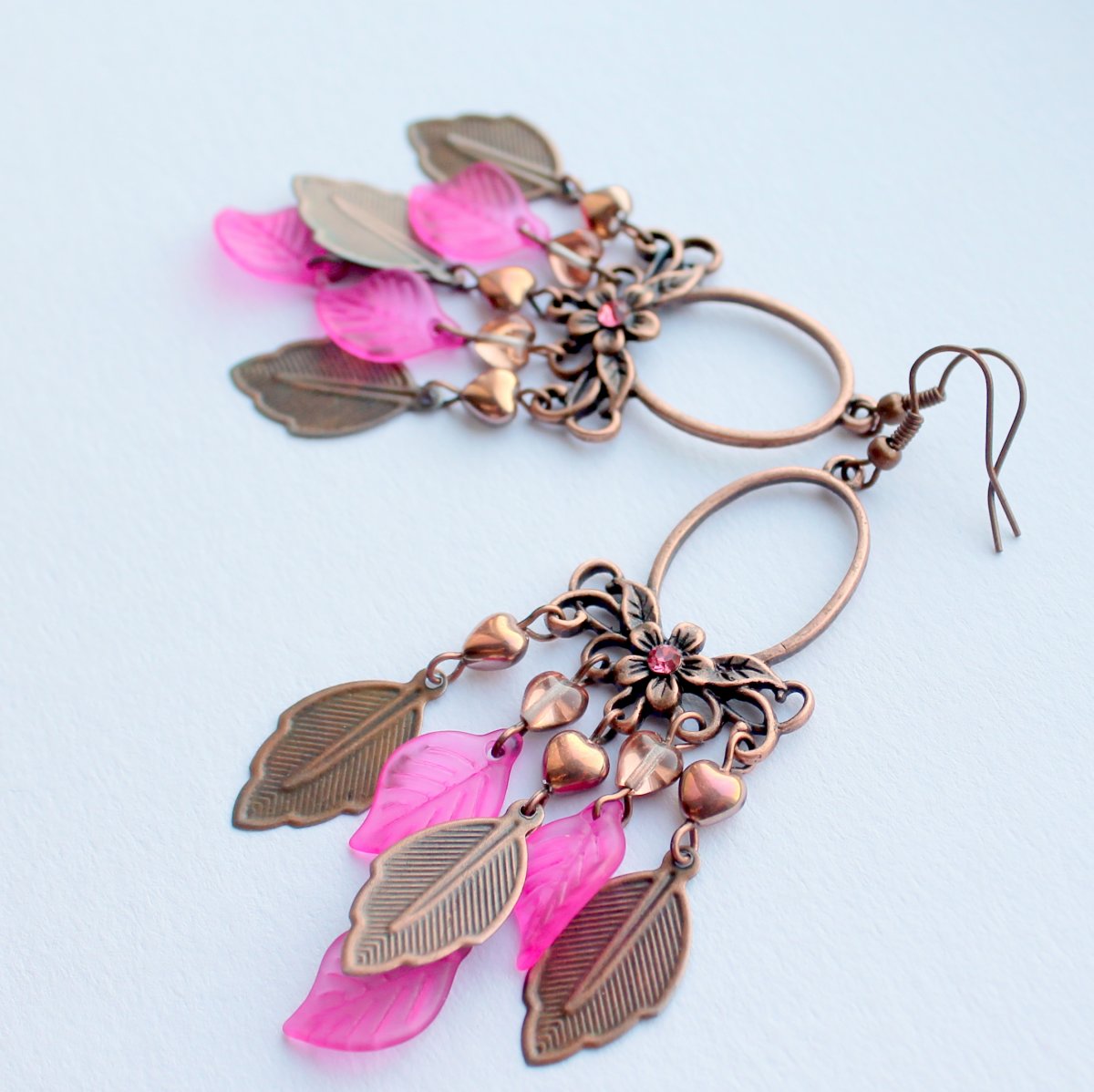 V listí - náušnice