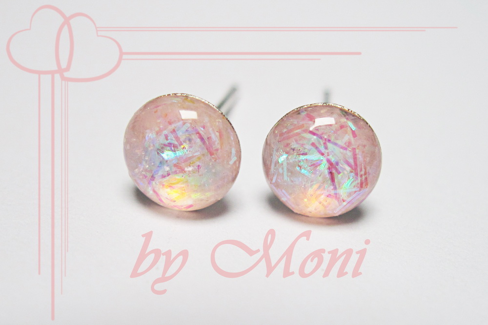 Třpytivky malé růžovo-bílé