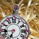 Pink clock 3D