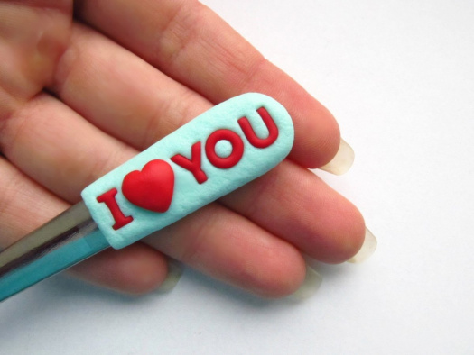 Valentýnská lžička - I ♥ YOU