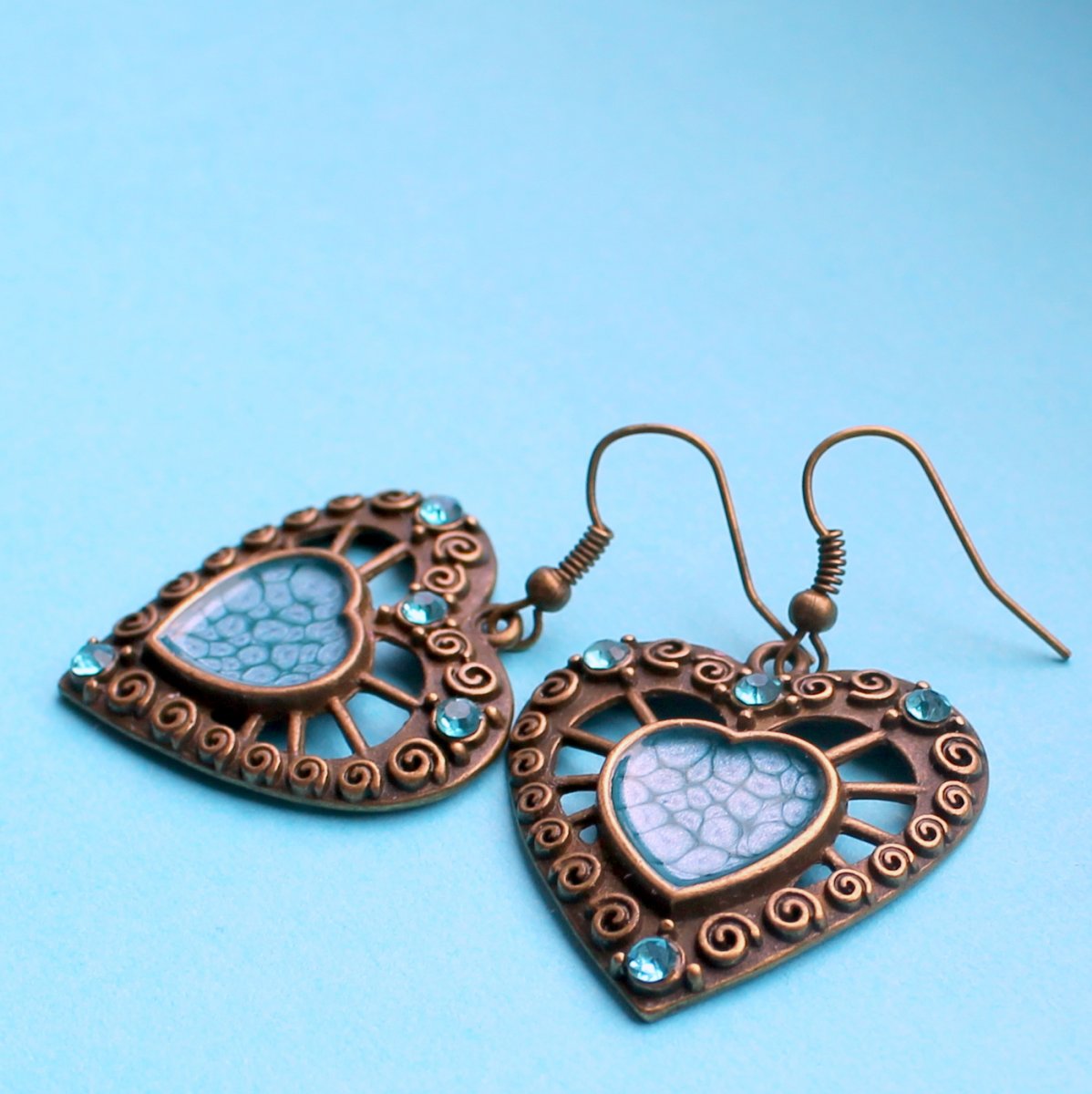 Srdce z lásky maluju -  náušnice 