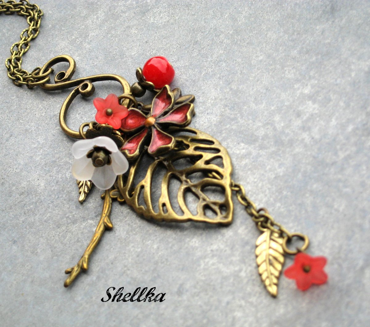 Náhrdelník,,MEADOW FLOVERS,, 2