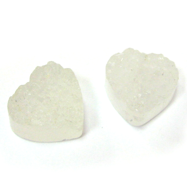 Surový křišťál - srdce 
