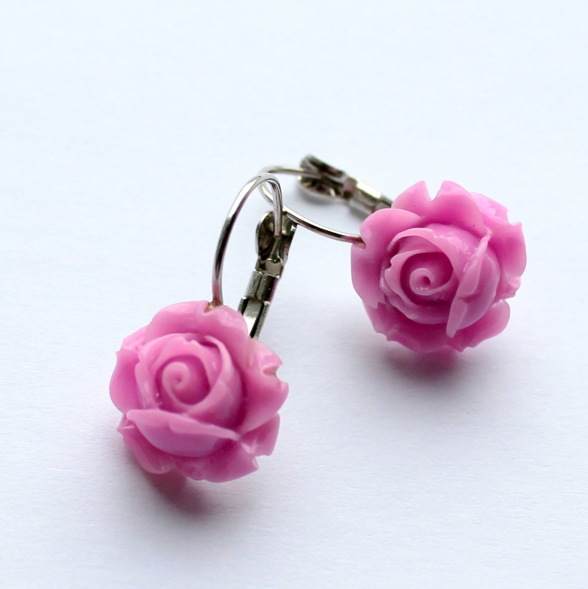 Náušnice s růží