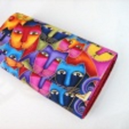 Luxusní barevné čičiny - peněženka i na karty 13 cm