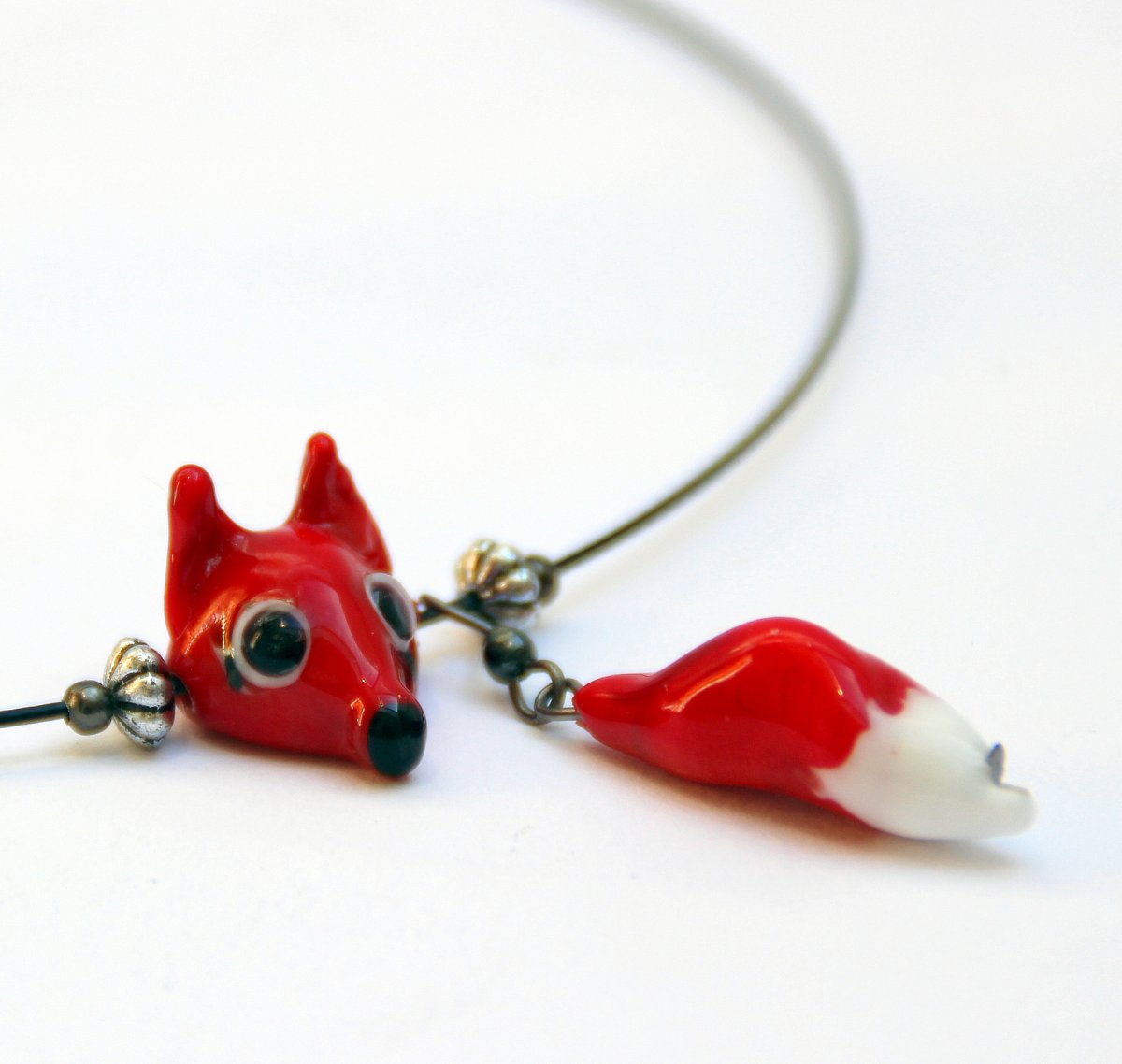 NÁHRDELNÍK - LIŠKA RYŠKA PODŠITÁ
