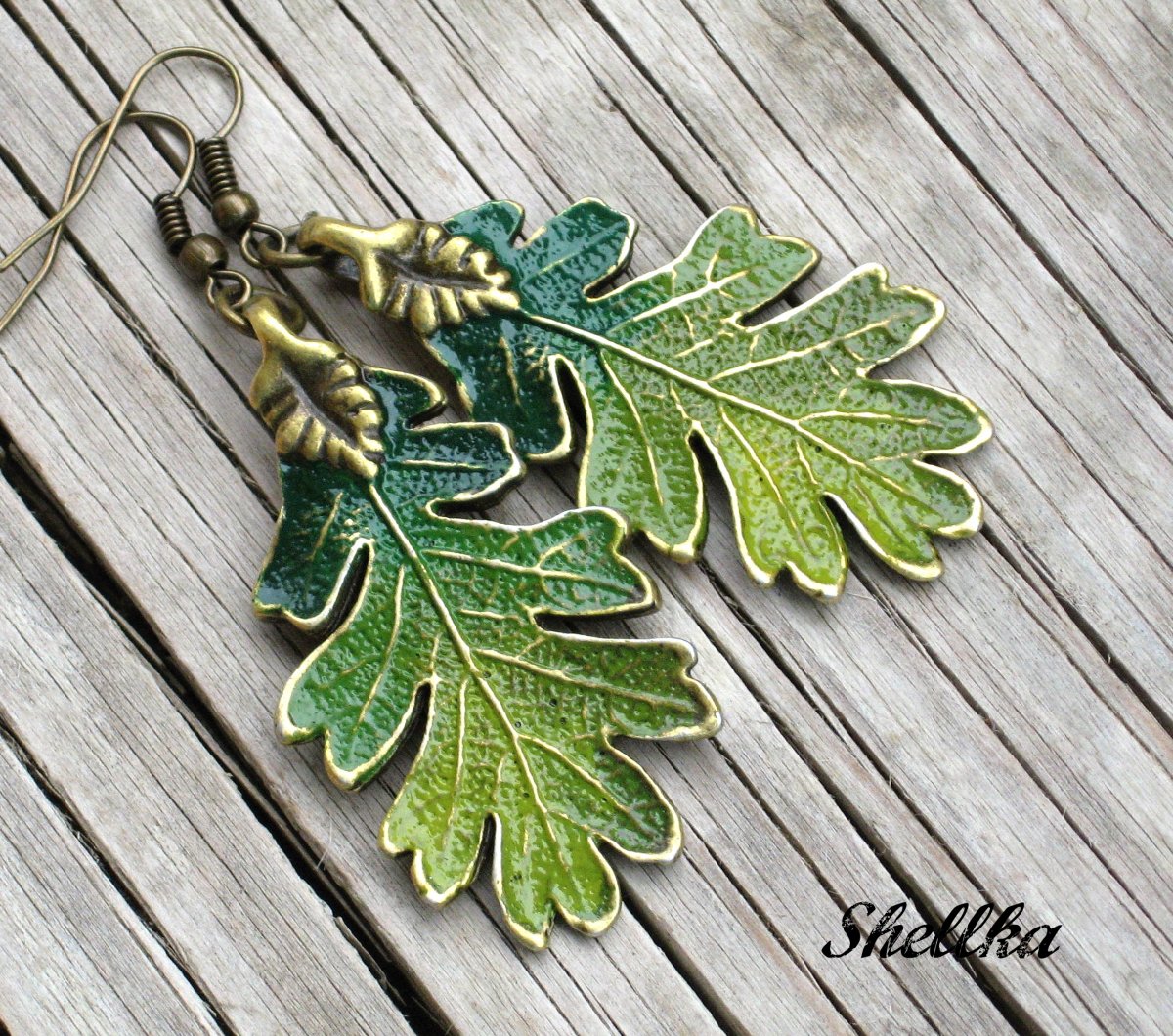 Náušnice ,,PODZIMNÍ LISTY,,II