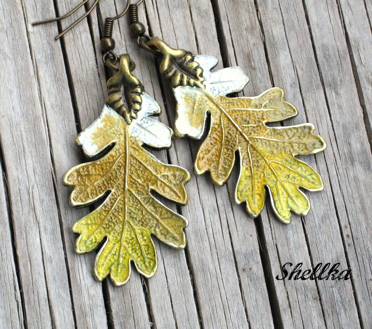 Náušnice ,,PODZIMNÍ LISTY,,VI