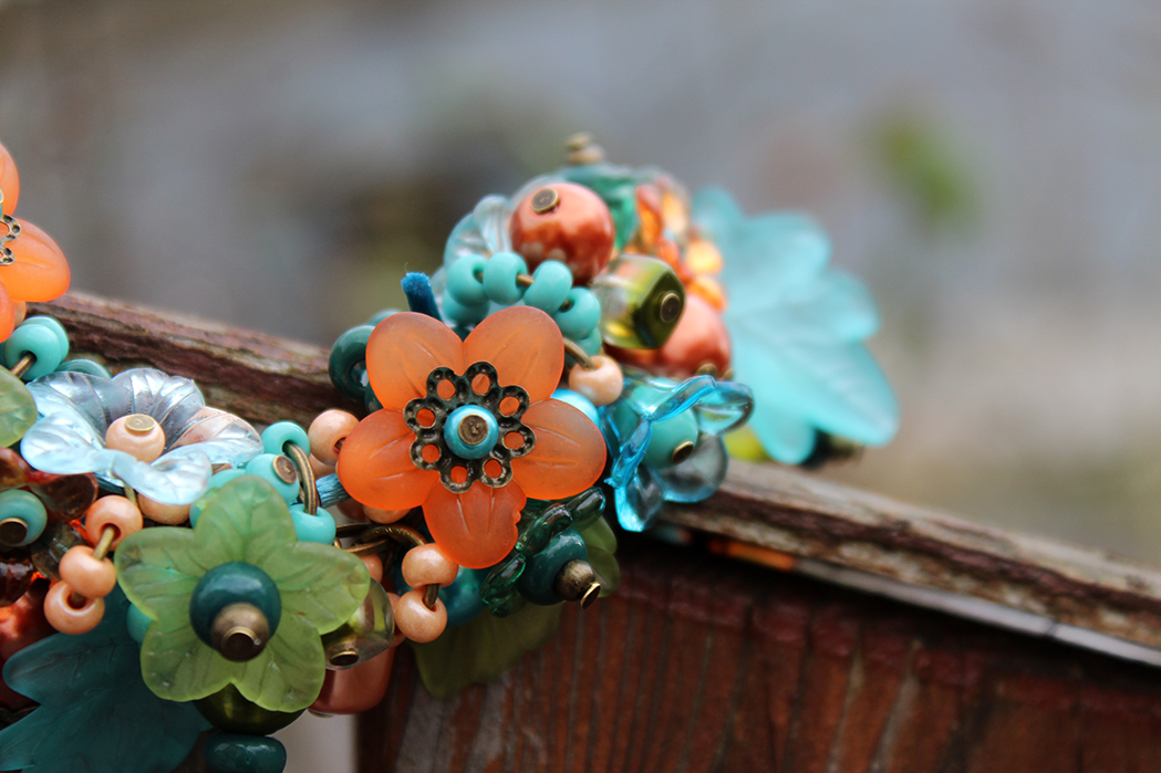 Náhrdelník - had - "Krásy deštného pralesa"