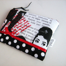 Krásná Audrey Hepburn - taštička do kabelky