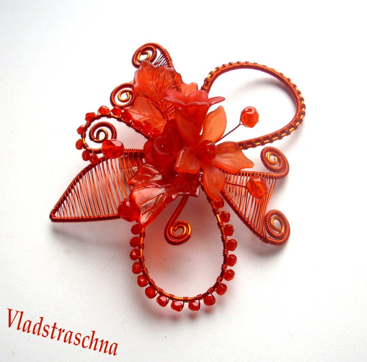 Drátkytka brožová červená