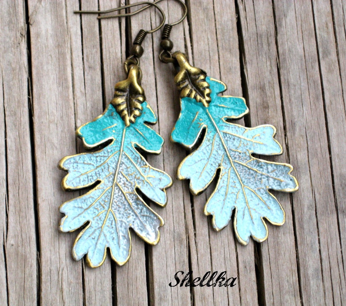 Náušnice ,,PODZIMNÍ LISTY,,X