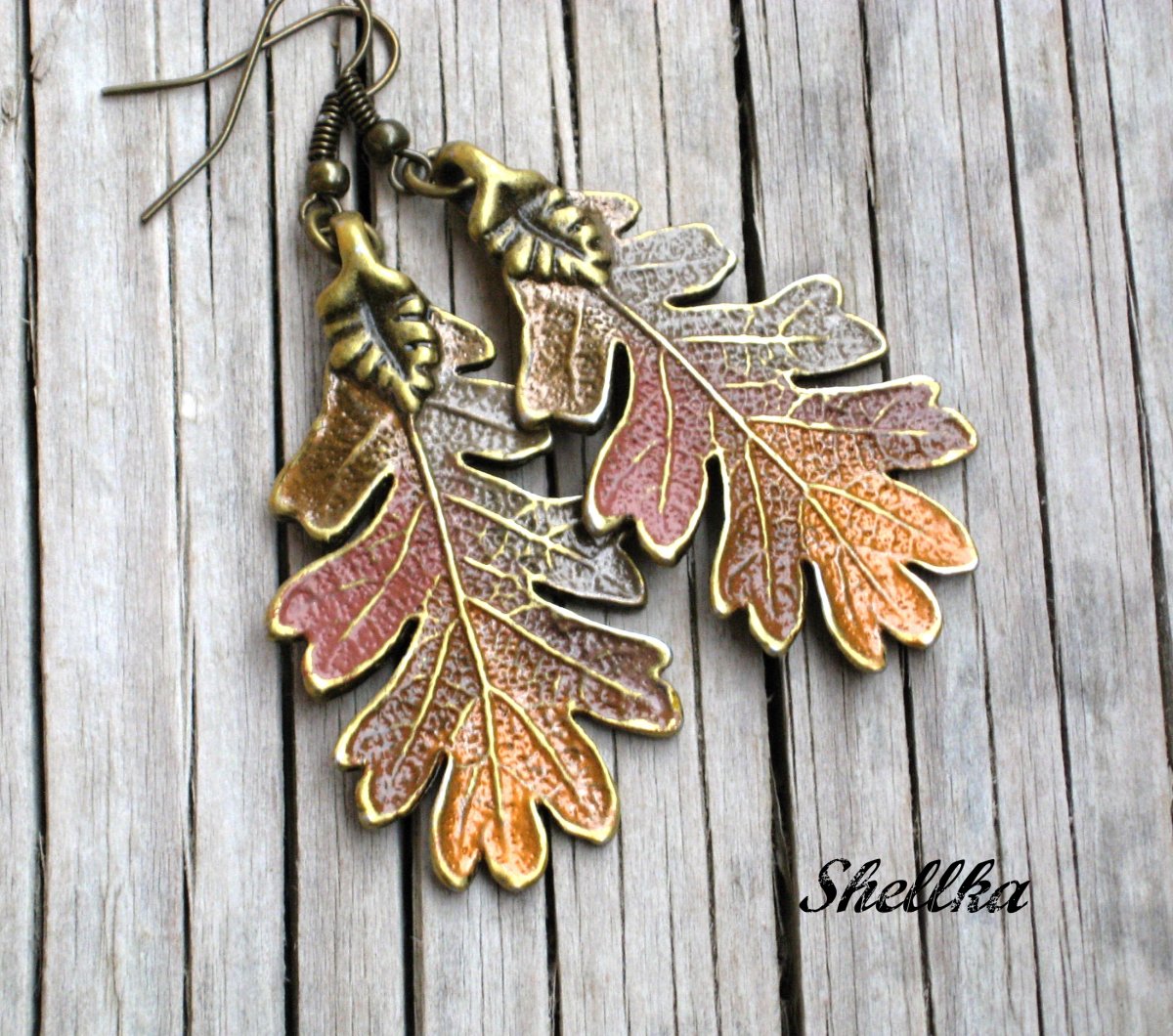 Náušnice ,,PODZIMNÍ LISTY,, XIII.