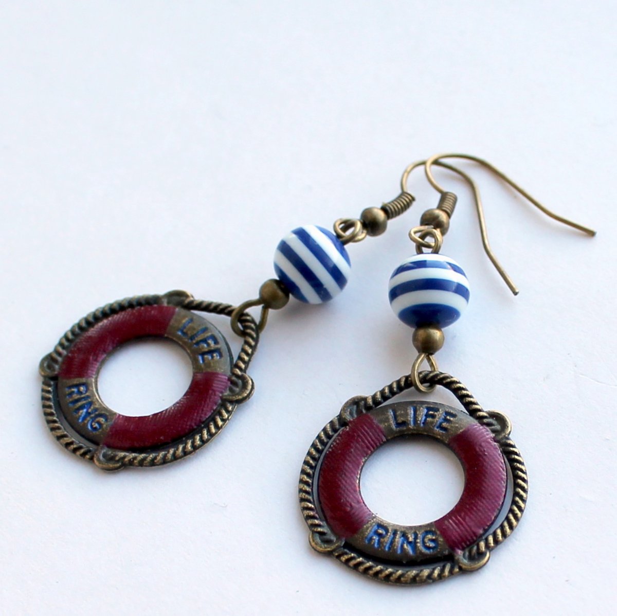 Vítr do plachet - náušnice nejen na loď