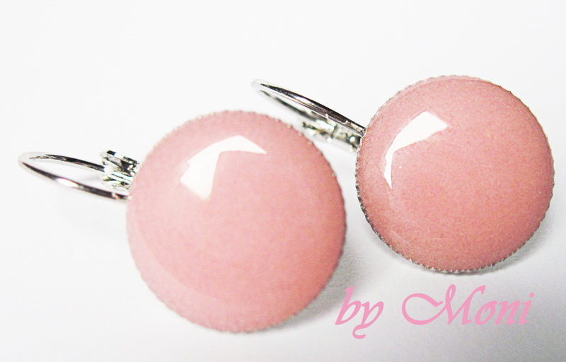 Růžové náušnice 