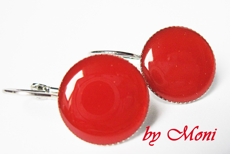 Červené náušnice II