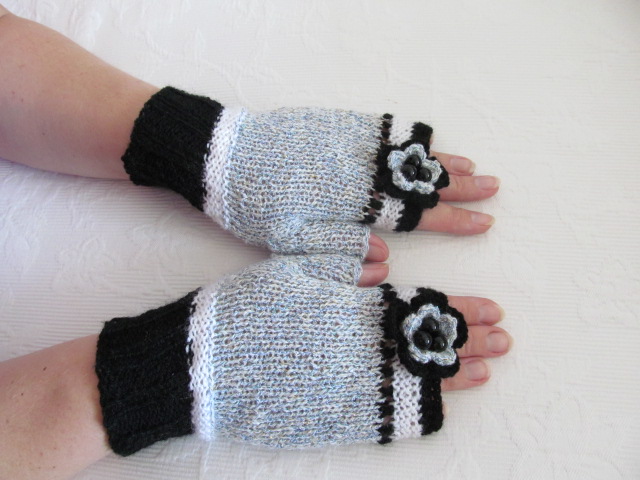 Návleky na ruce - stříbrné