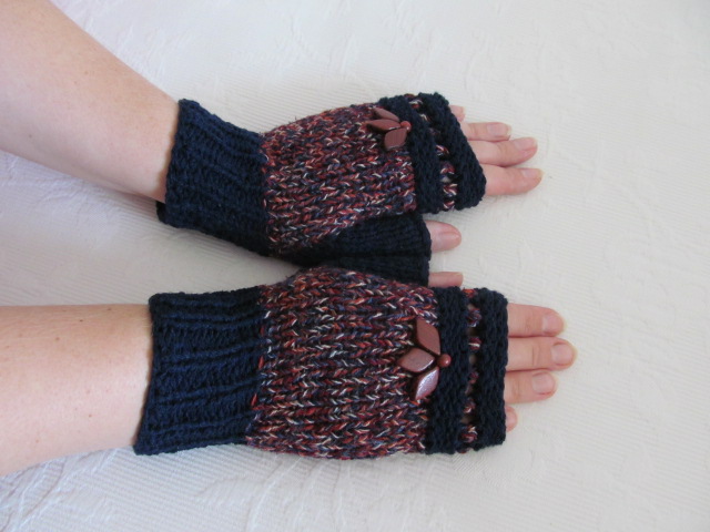 Návleky na ruce - melirované