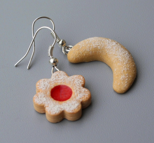 linecké  a vanilkový rohlíček