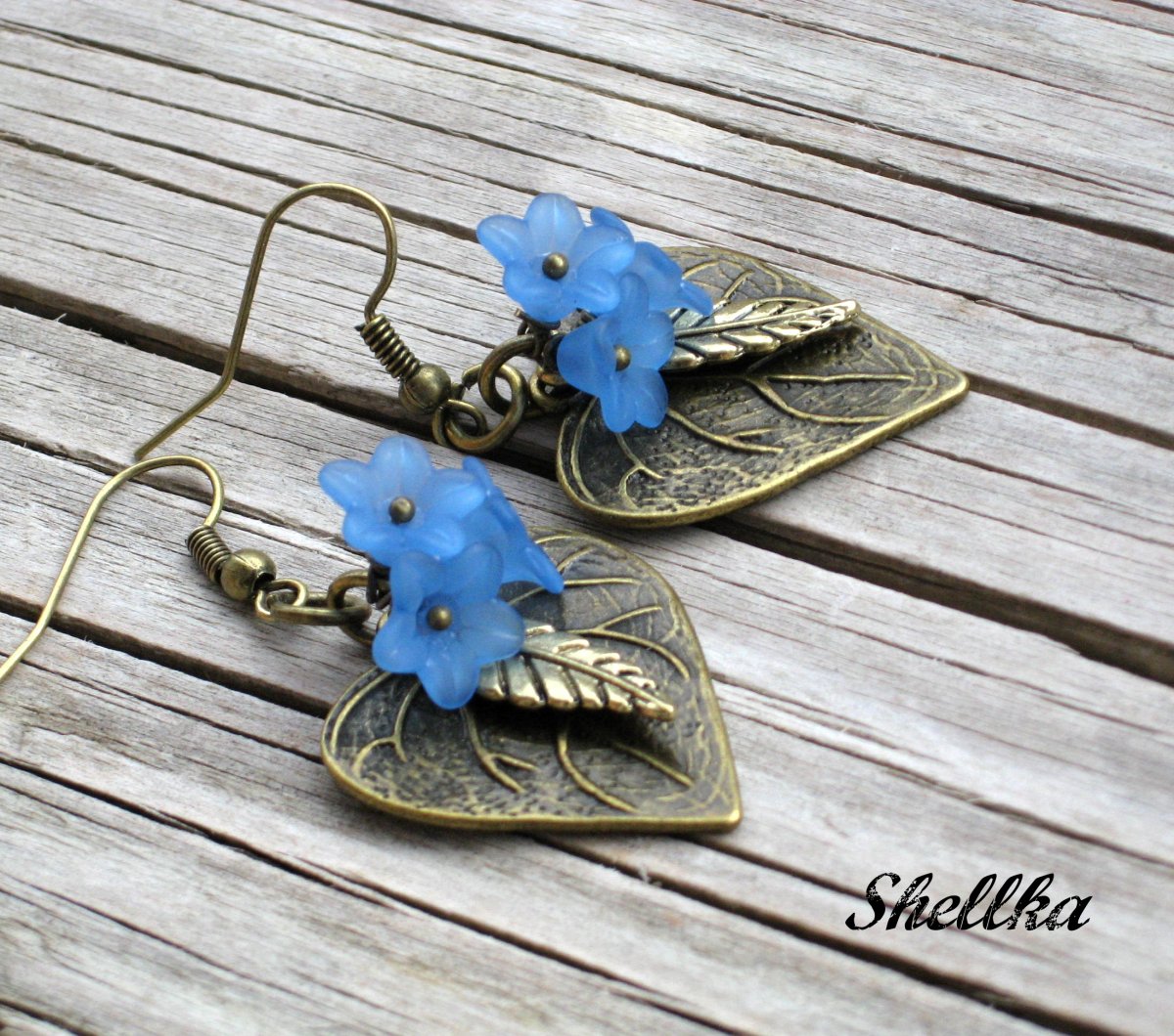 Náušnice ,,BLUE BELLS,,