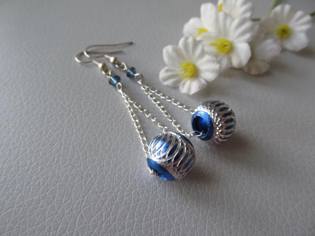 Modro-stříbrná elegance