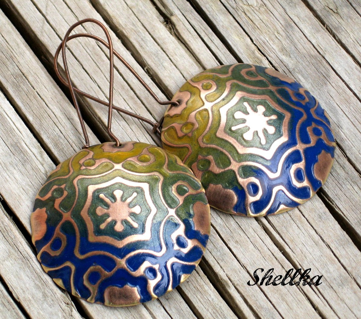 Náušnice ,,DARK LAGOON,, II.