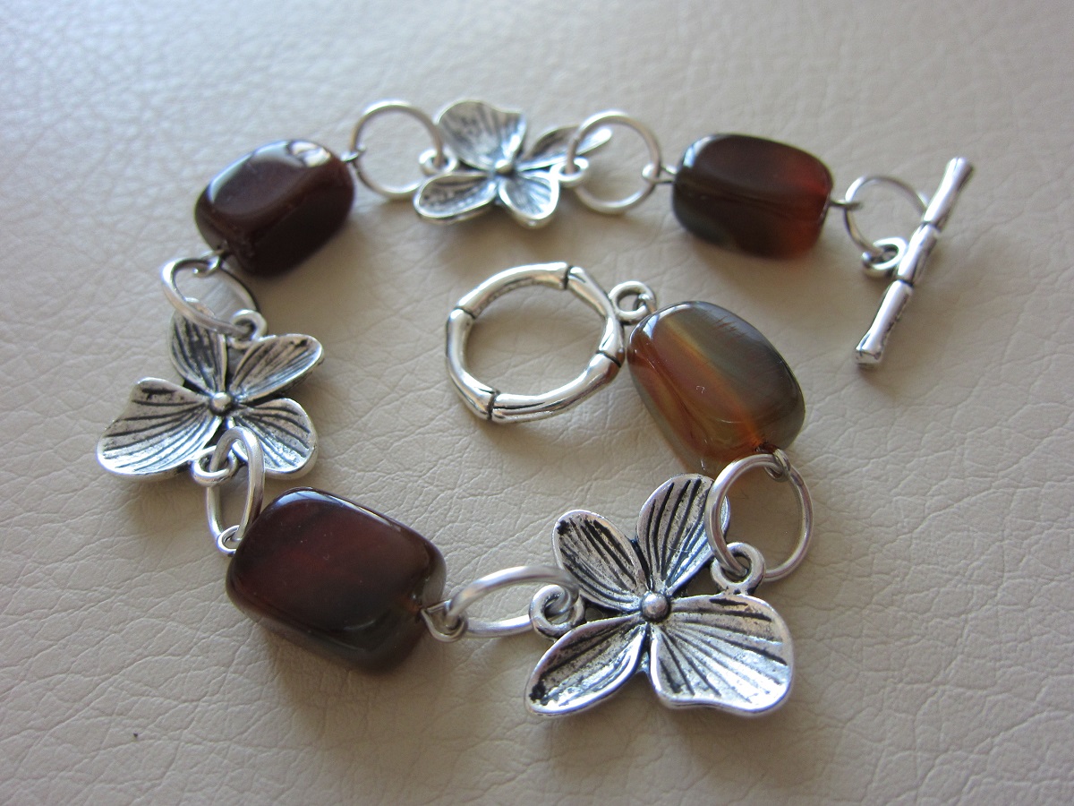 Erion - stříbrný s achátem ...