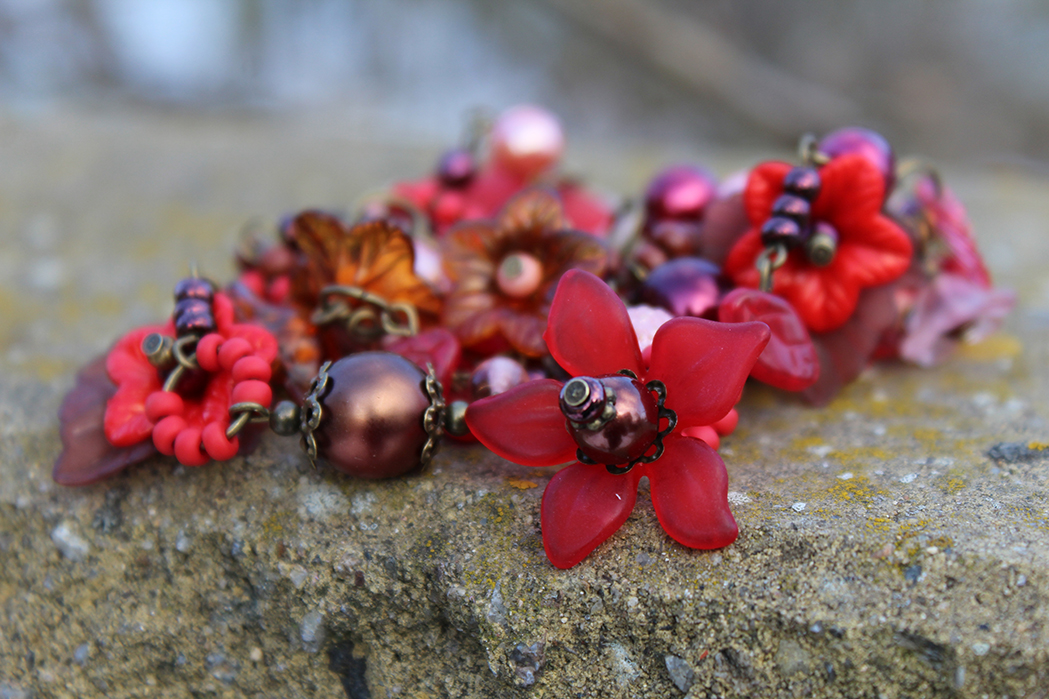 Dlouhé korále - "Čokoládová láska"